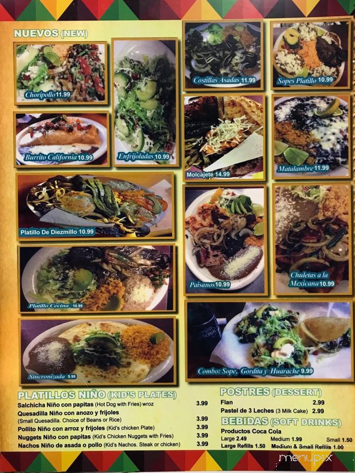 La Superior - Morristown, TN menu_pic