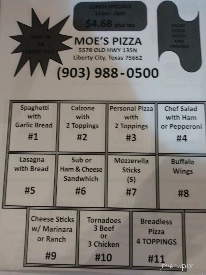 Moe's Pizza - Kilgore, TX