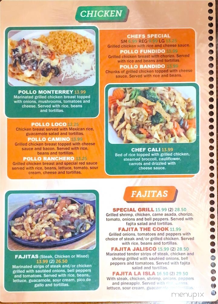 La Isla - Lawrenceburg, KY menu_pic