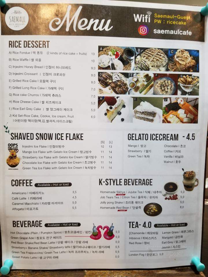 Saemaul Rice Dessert Cafe - Coquitlam, BC