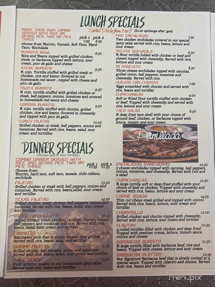Taqueria Jalisco Mexican Grill - Hagerstown, MD menu_pic
