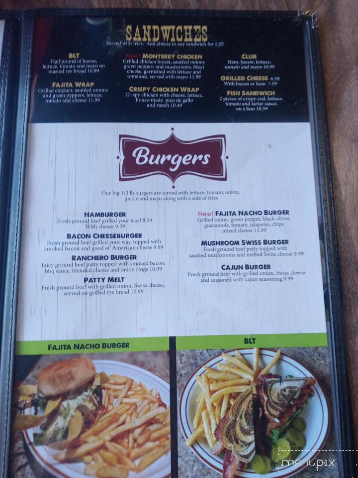 La Hacienda Restaurant - Kingston, MI menu_pic