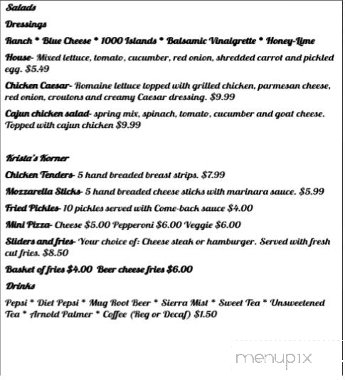 Elders Restaurant & Catering - Sunbury, PA menu_pic