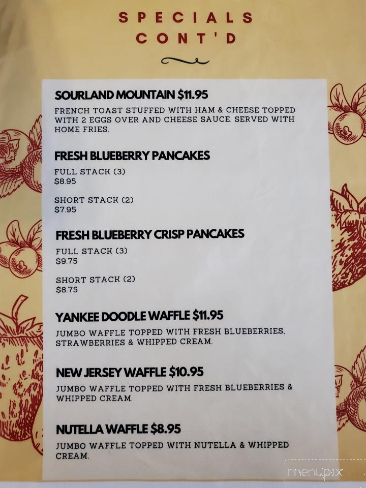 Mom's Restaurant - Ringoes, NJ menu_pic