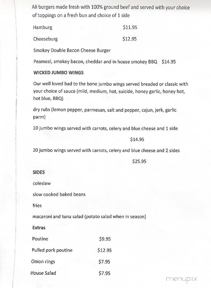 Iron Horse Saloon - Hamilton, ON menu_pic