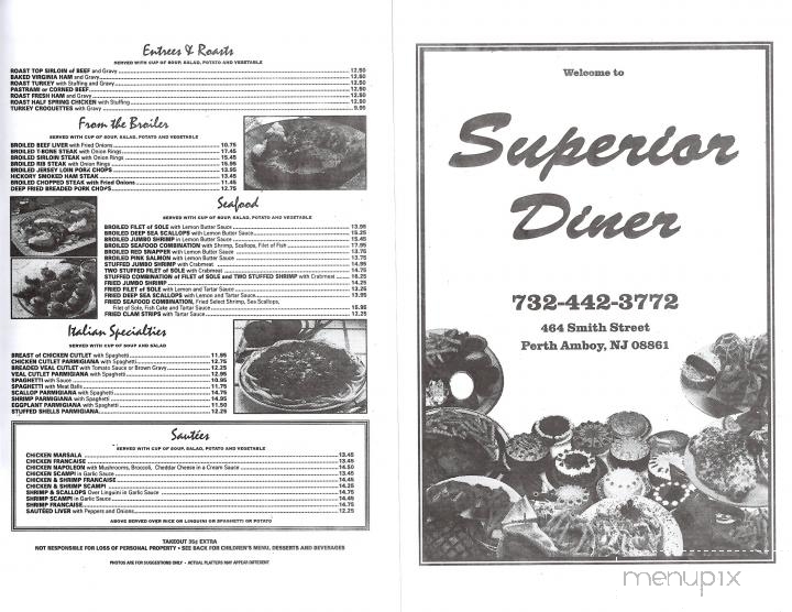 Superior Diner Inc - Perth Amboy, NJ menu_pic