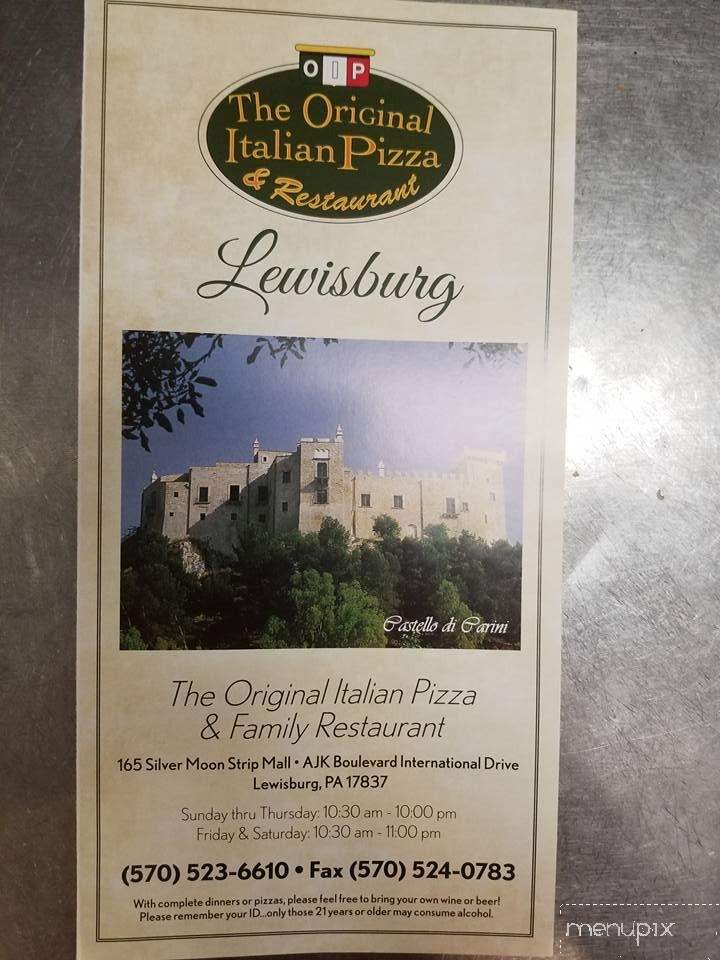Original Italian Pizza - Lewisburg, PA