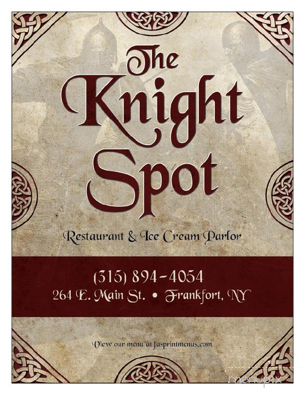 Knight Spot - Frankfort, NY menu_pic
