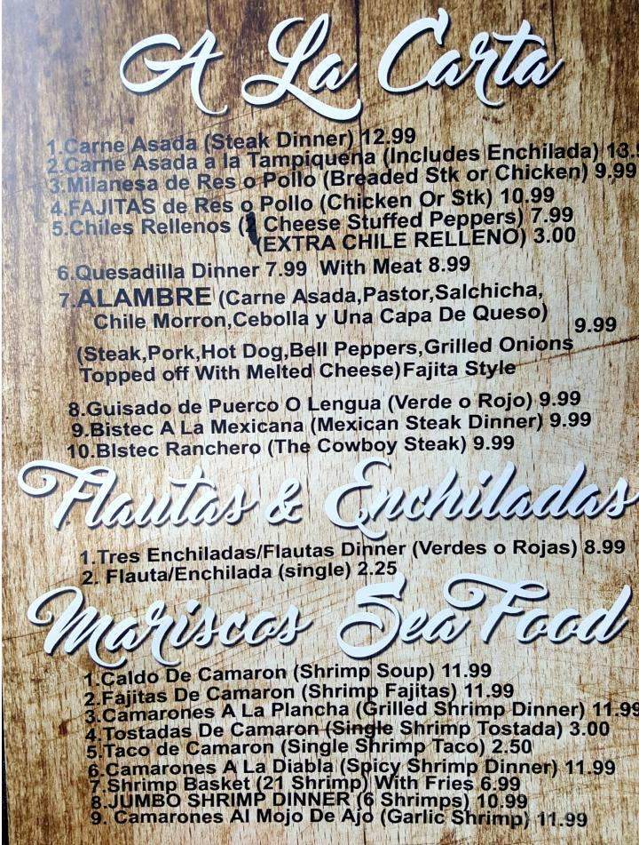 Los Cantaritos - Chicago, IL menu_pic