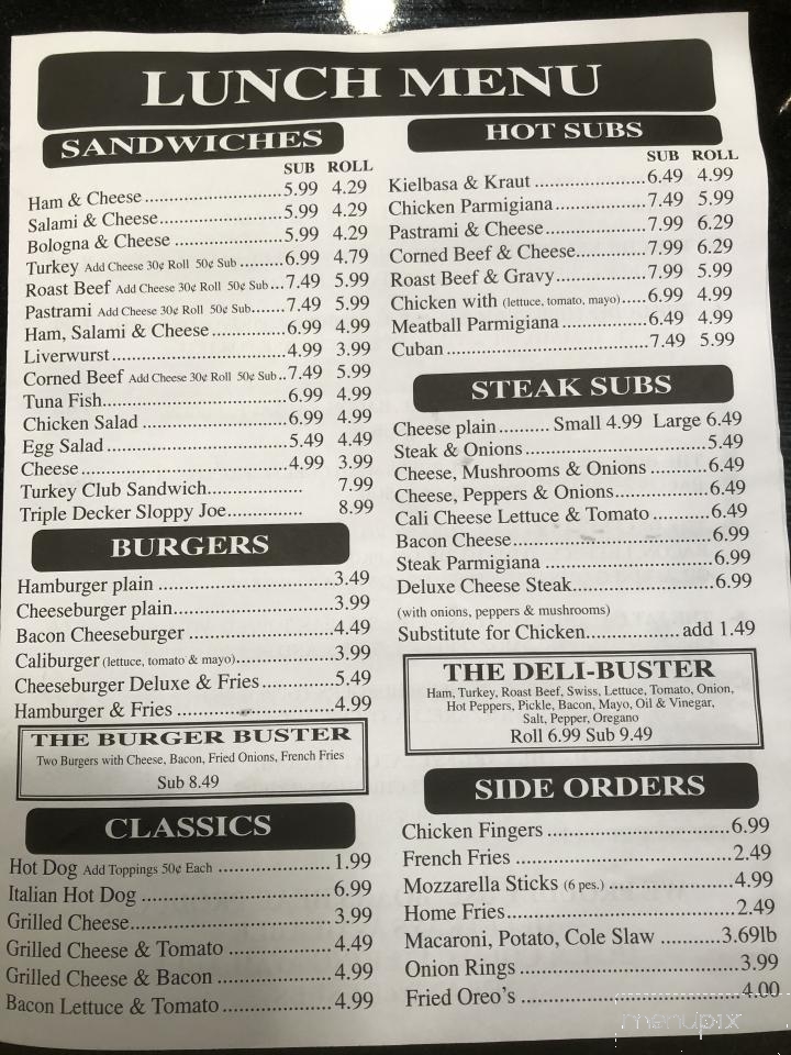 E & M Convenience Stop & Deli - Raritan, NJ menu_pic
