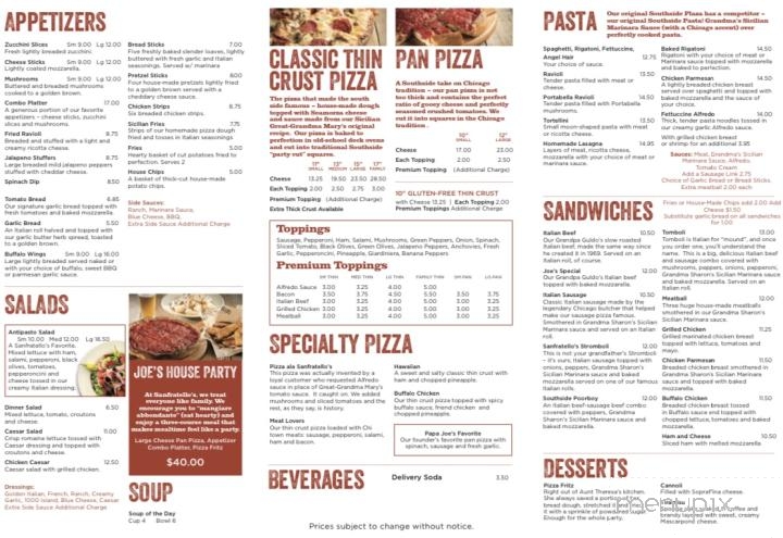 Sanfratellos Pizza - Dyer, IN