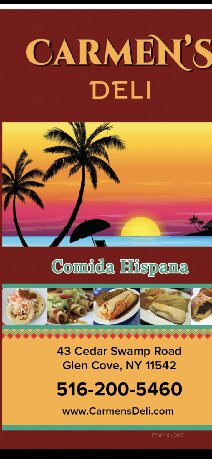 Carmen's Deli - Glen Cove, NY menu_pic