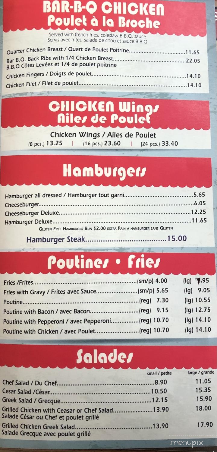 Alexandria Restaurant Pizza - Alexandria, ON menu_pic