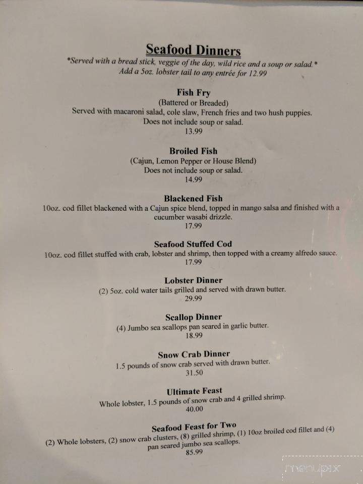 Route 5 Grill and Seafood - Hamburg, NY menu_pic