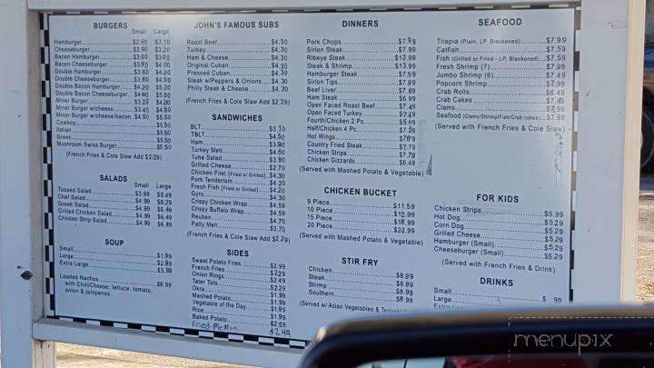 John's Drive-In - Fort Meade, FL menu_pic