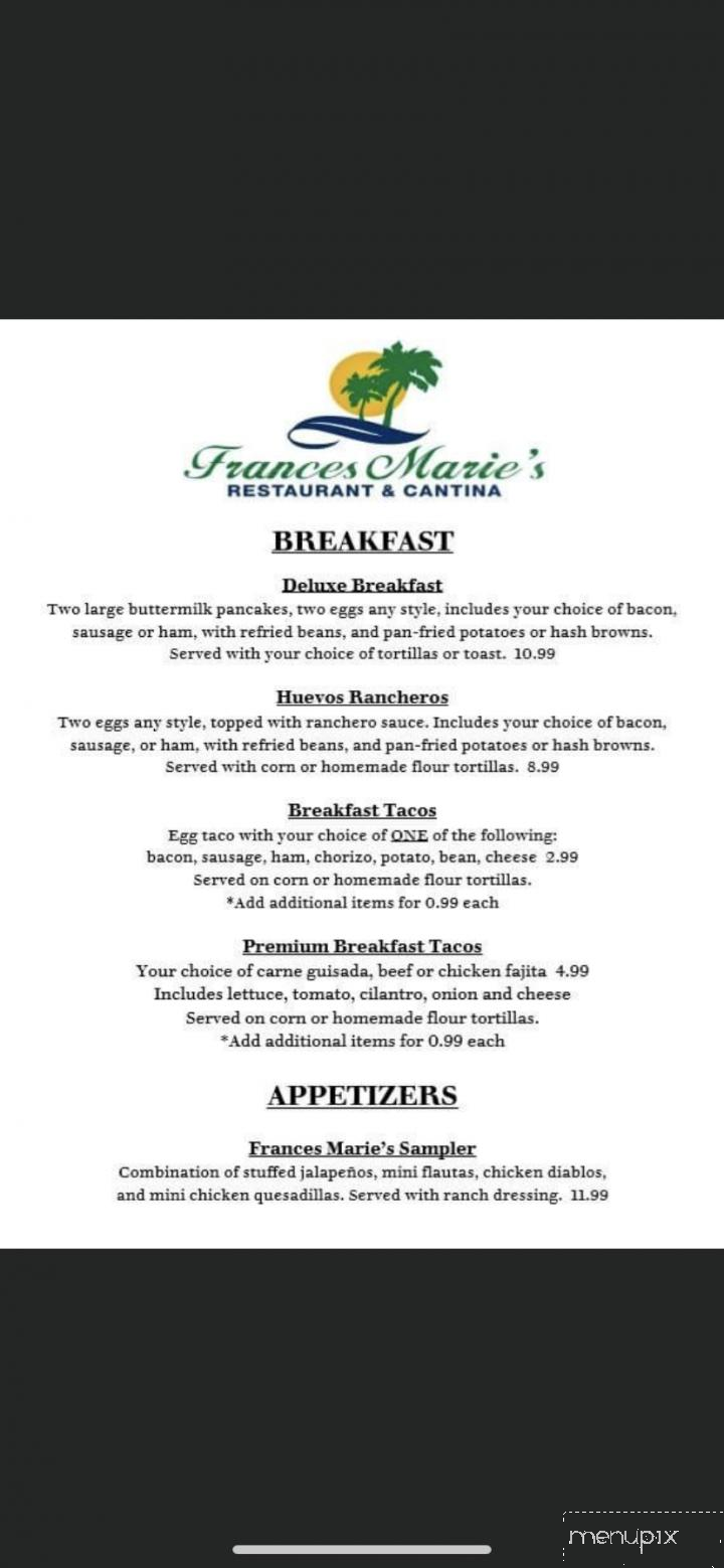 Frances Marie's Restaurant & Cantina - Victoria, TX