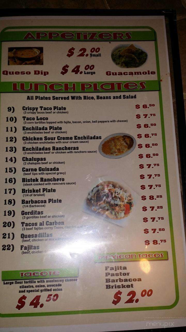 Montes Breakfast Burritos - Hillsboro, TX menu_pic