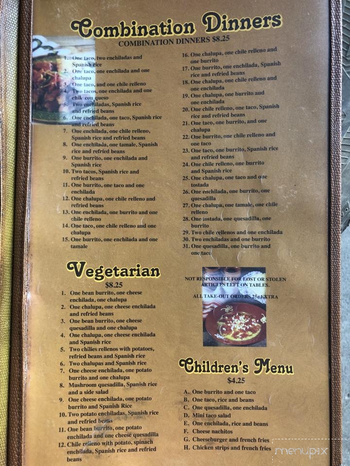 Mi Rancho - Ida Grove, IA menu_pic