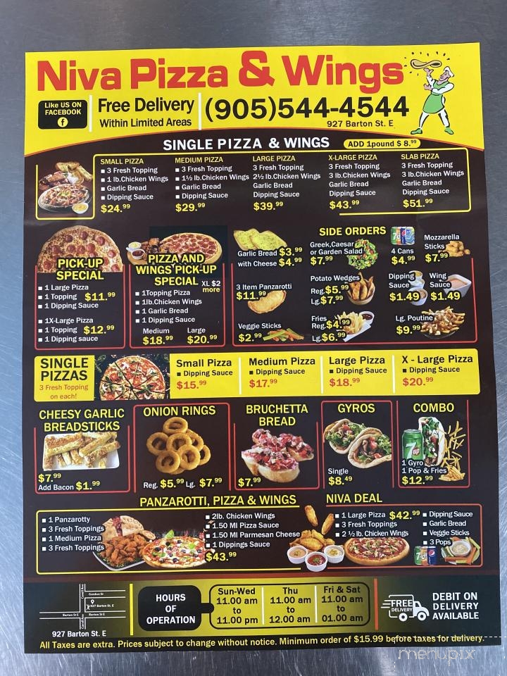 Niva Pizza & Wings - Hamilton, ON
