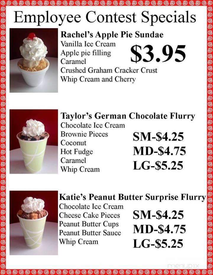 Swiss Treat - Jackson, MI menu_pic