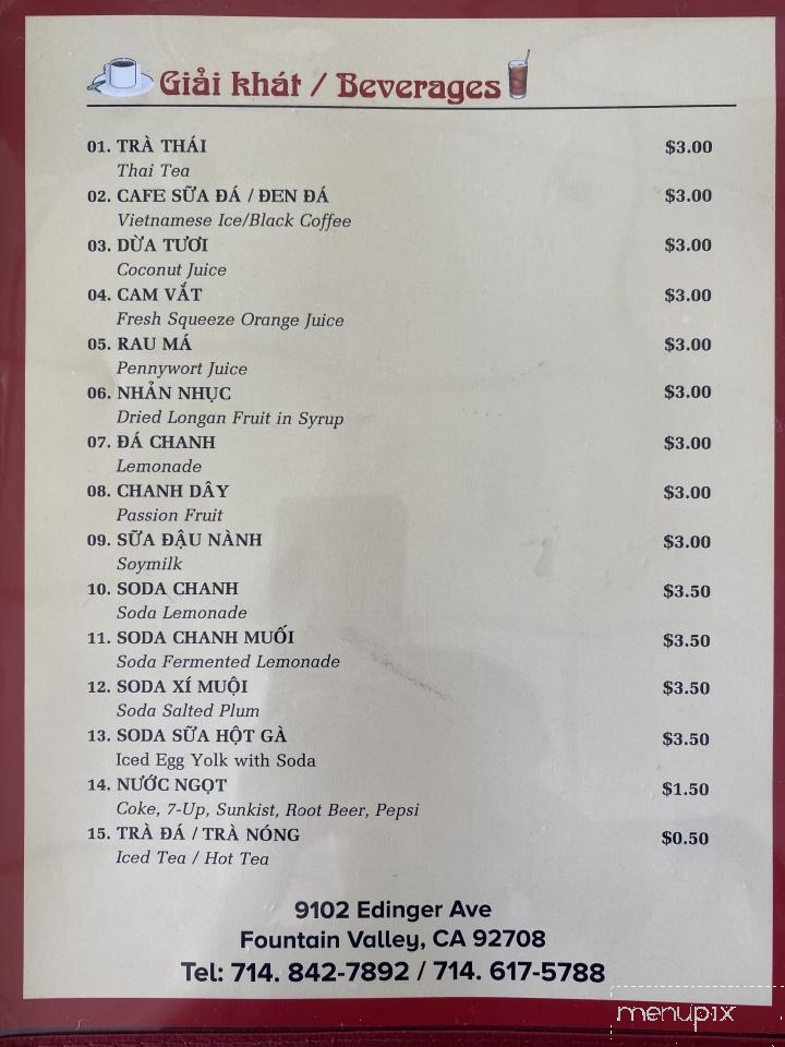 Mirada Restaurant - Fountain Valley, CA menu_pic