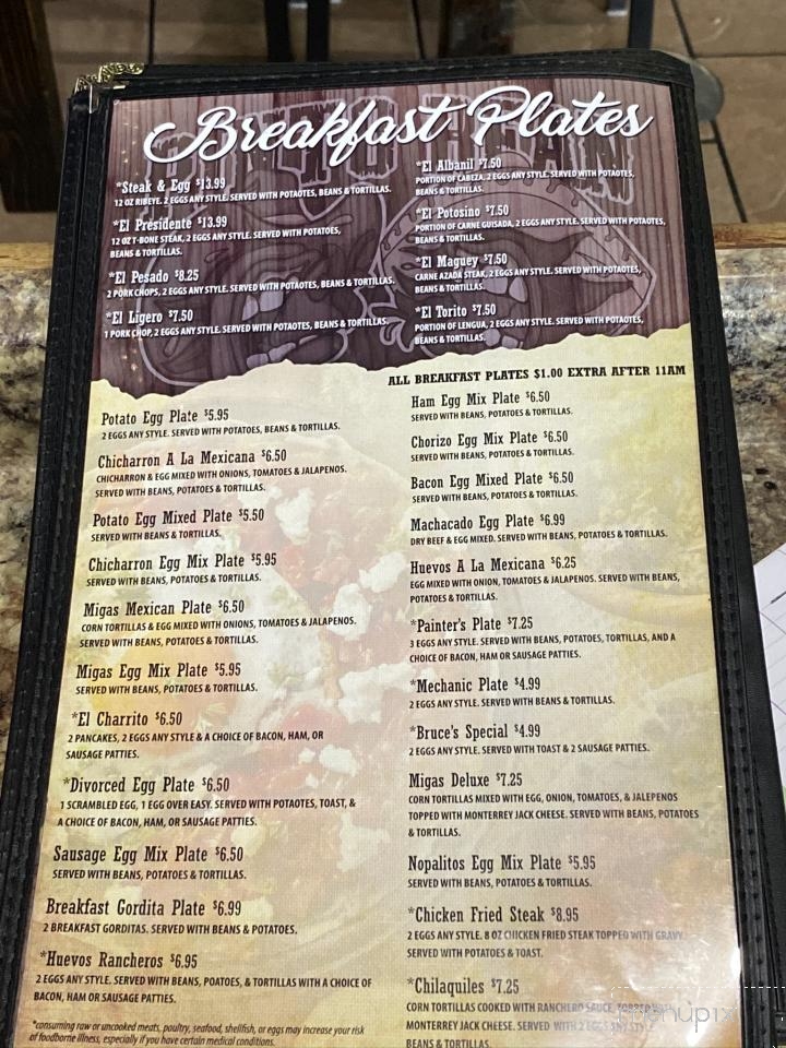 Pinto Bean - Victoria, TX menu_pic