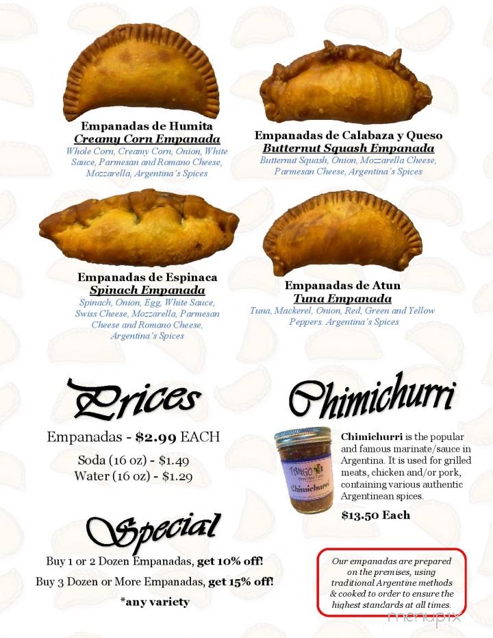 TANGO Argentina Food - Saint Charles, MO menu_pic
