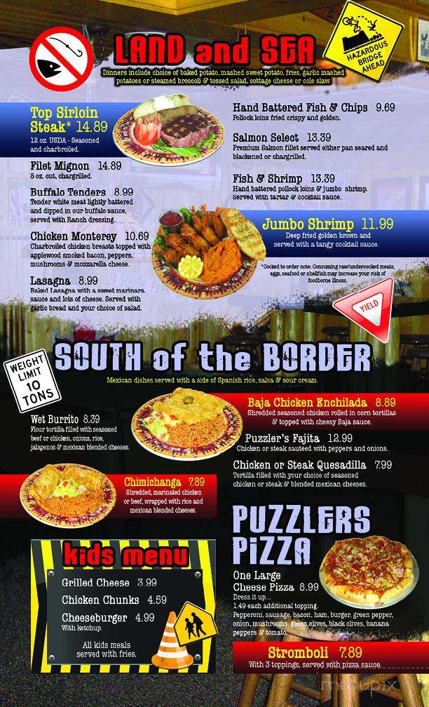 Puzzler's Pub - Burton, MI menu_pic