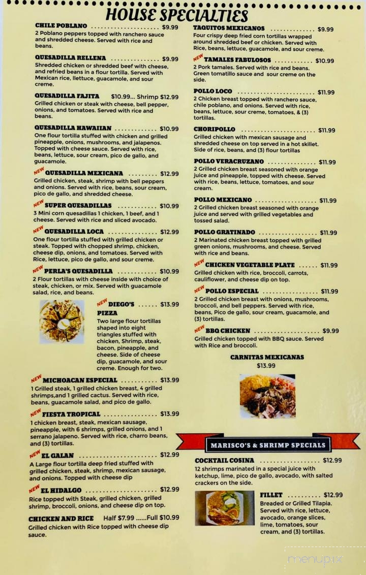 El Mariachi - Hazel Green, AL menu_pic
