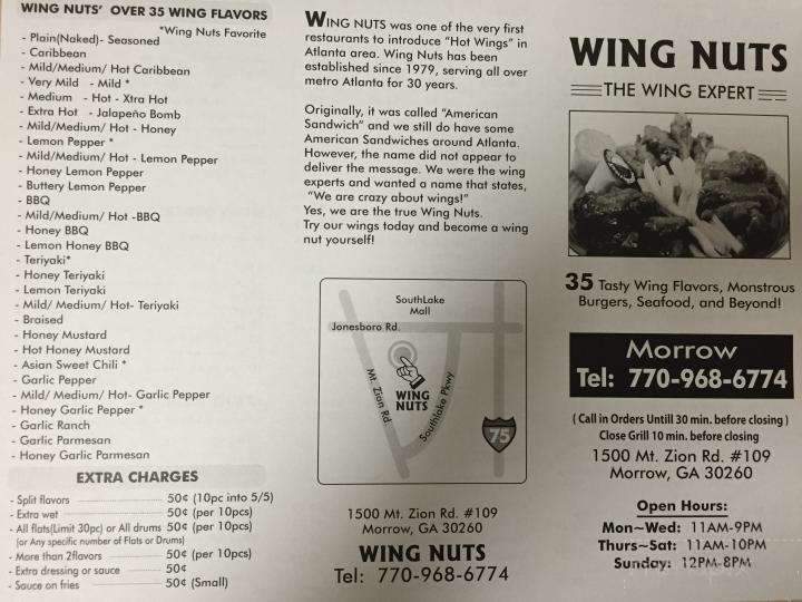 Wing Nuts - Morrow, GA