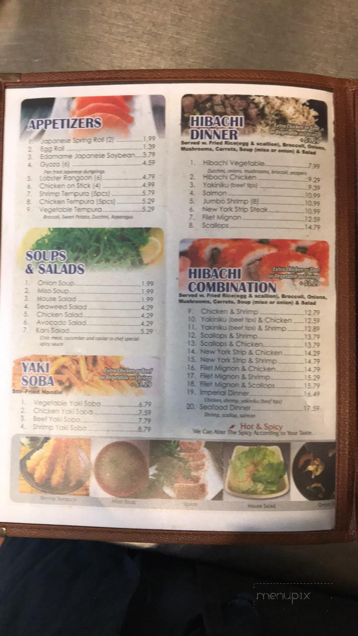 Yamato - Fayetteville, TN menu_pic