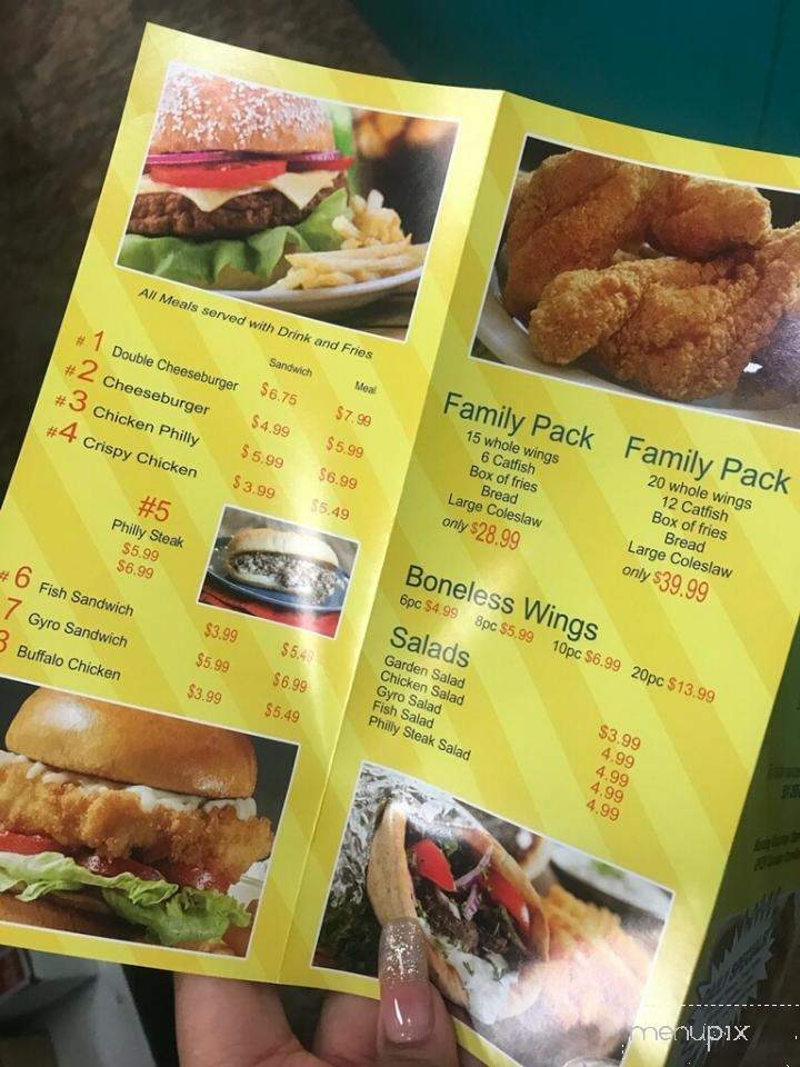 Shark's Fish & Chicken - Conway, AR menu_pic