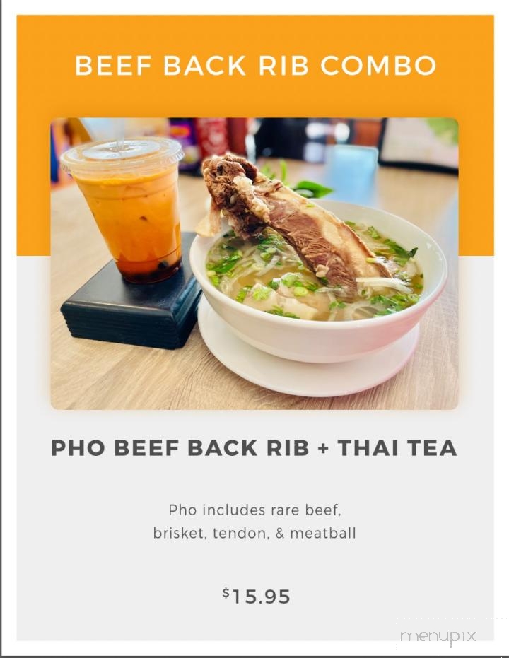 Pho Hung Vuong Restaurant - Tustin, CA menu_pic
