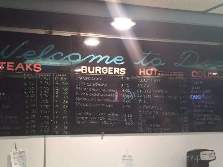 Doc's Deli - Lansdowne, PA menu_pic