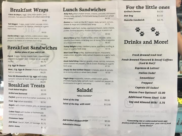 Rollover Cafe - Wells, ME menu_pic