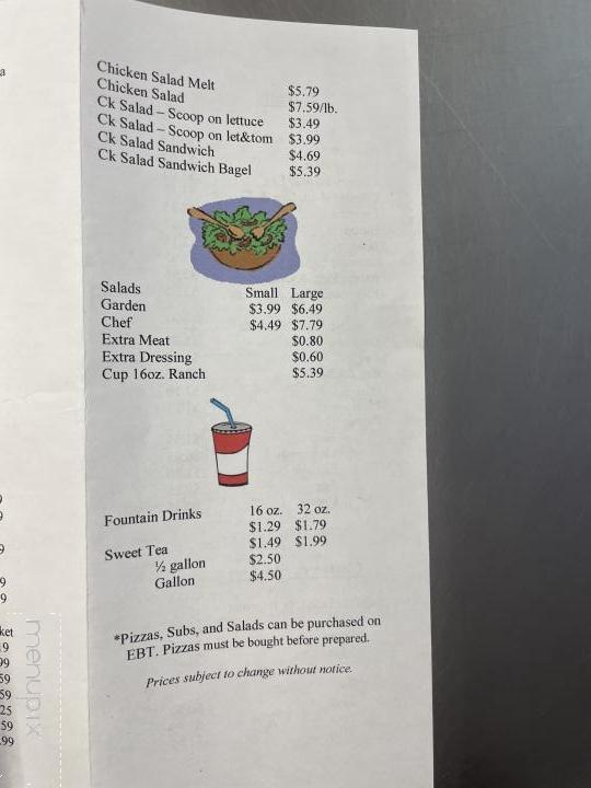Home Town Market - Shelby, NC menu_pic