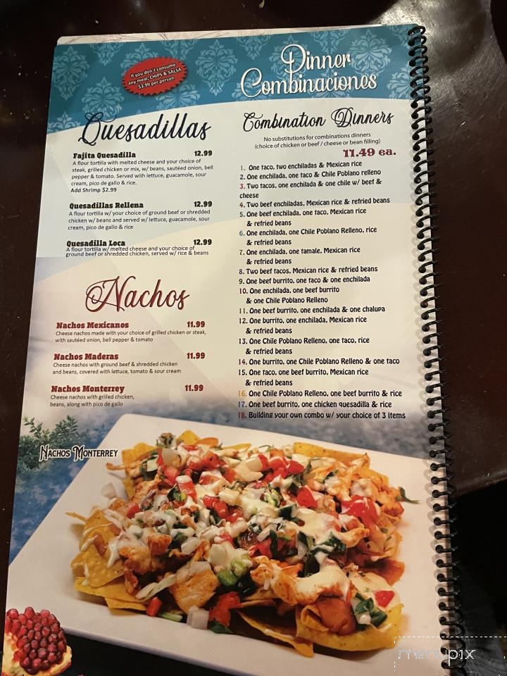 Granada Grill - Hot Springs Village, AR menu_pic