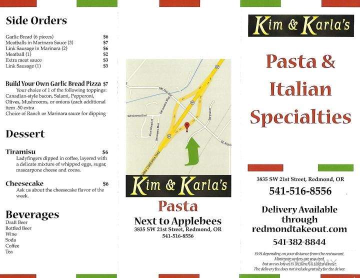 Kim and Karla's Pasta - Redmond, OR