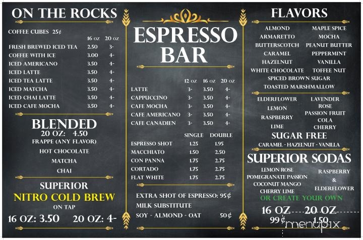 Superior Cafe - Sault Ste Marie, MI menu_pic