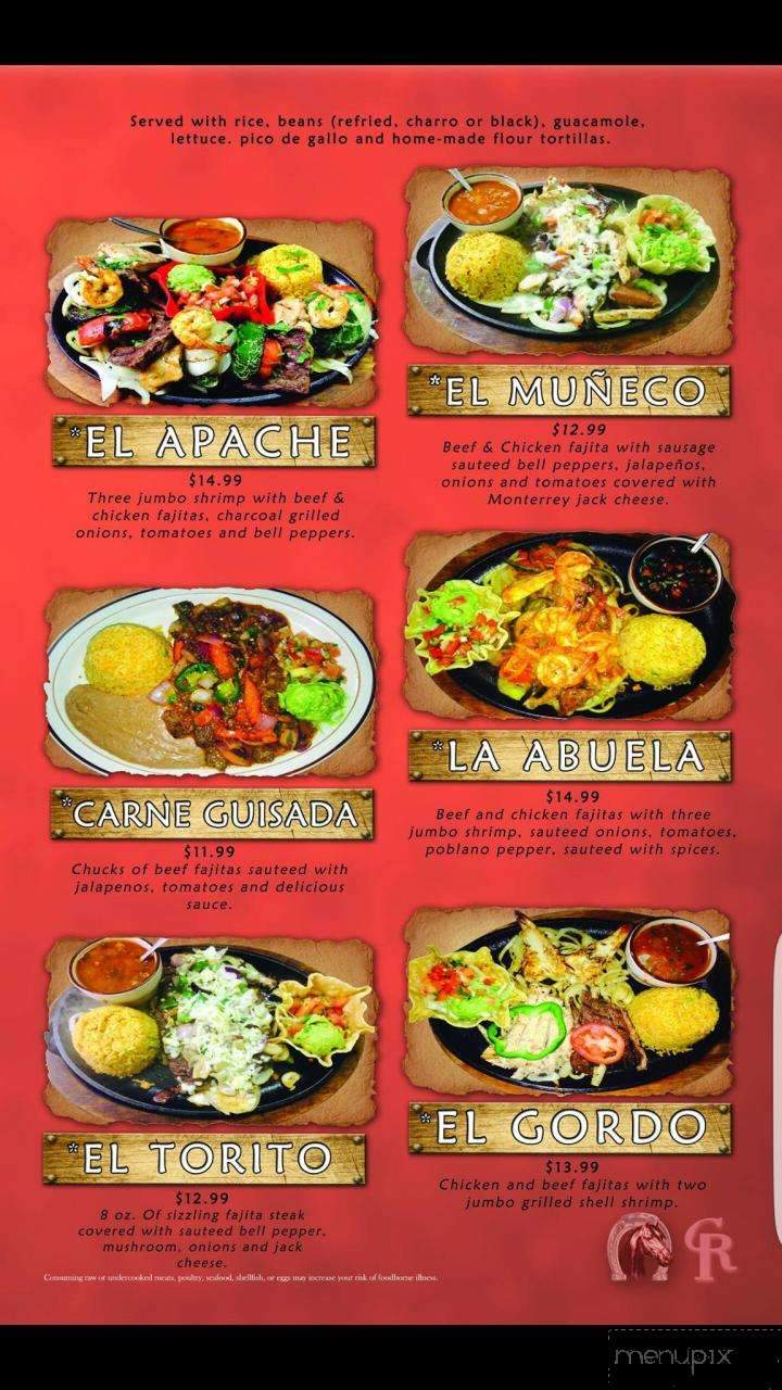 Rodeo Mexican Restaurant - Basehor, KS menu_pic