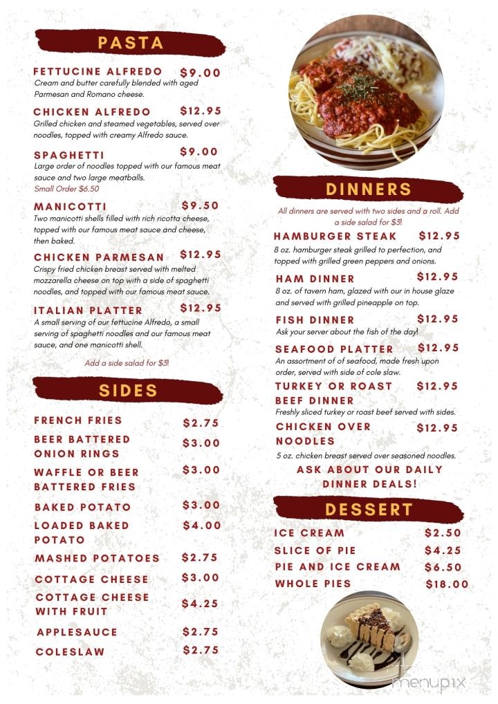 Medallion Restaurant - Philippi, WV menu_pic