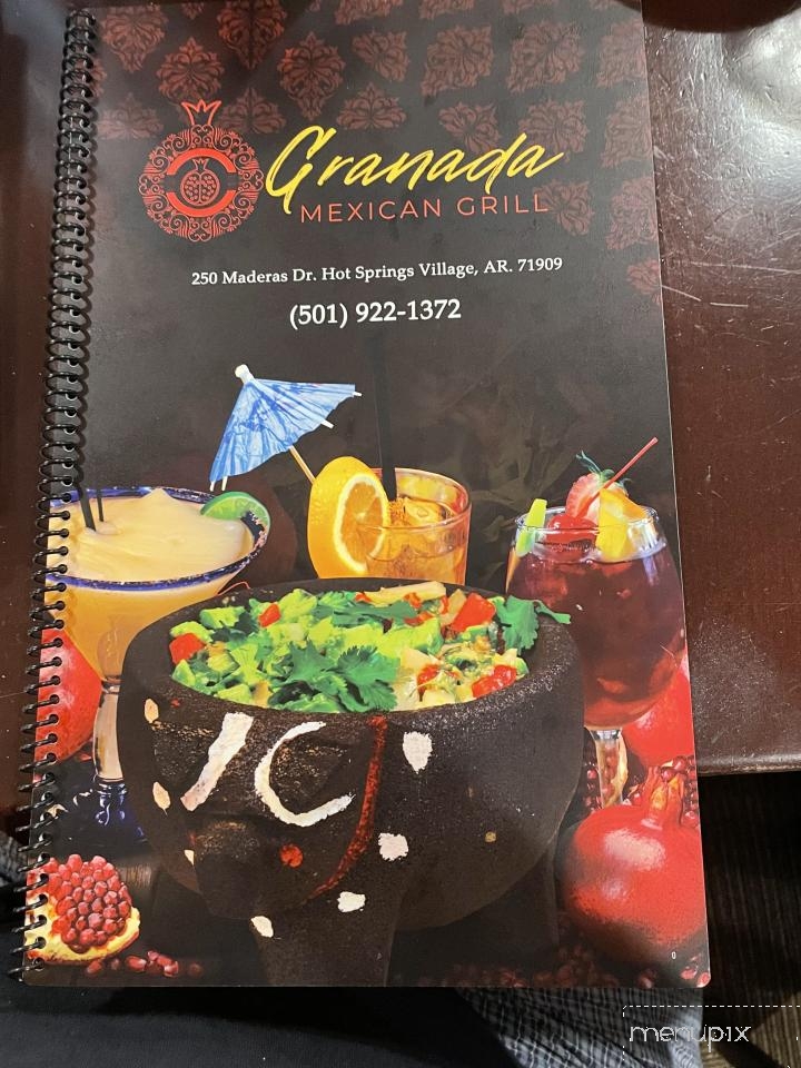 Granada Grill - Hot Springs Village, AR menu_pic