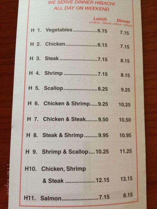 Tokyo Express - Jackson, MS menu_pic