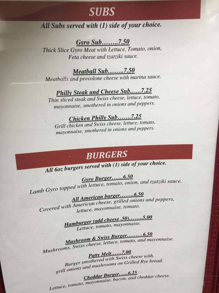 Aleko's Delight - Burlington, NC menu_pic