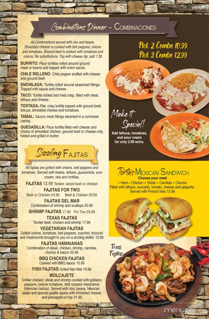 Fiesta Mexicana - Youngsville, NC menu_pic