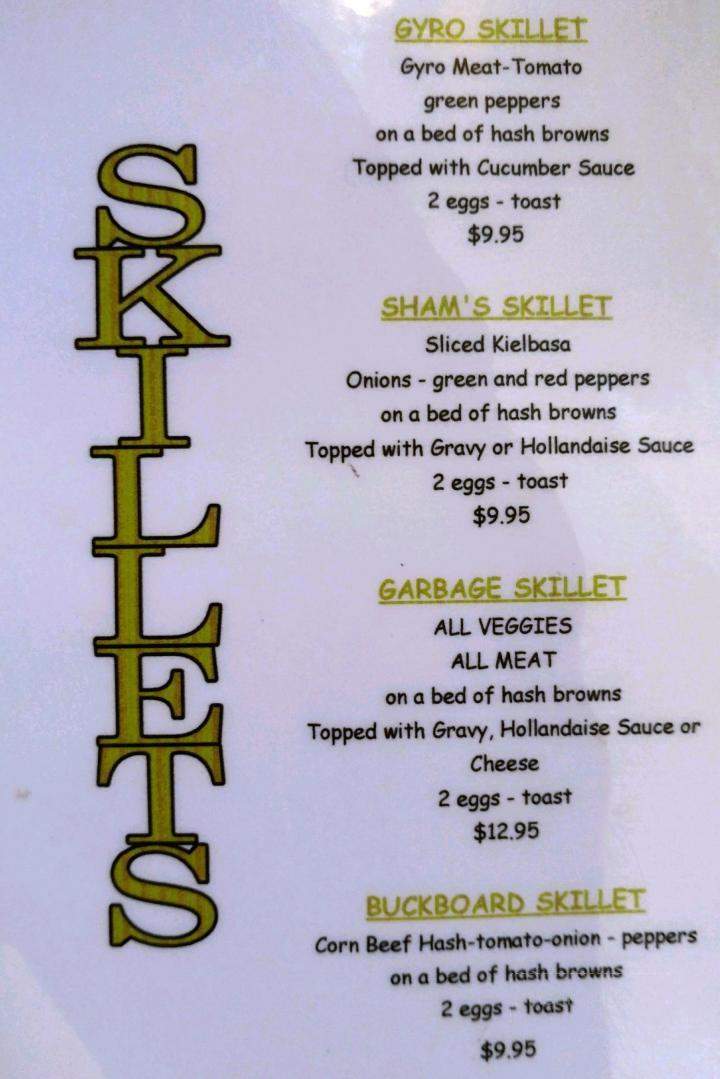 Buckboard - Lakeville, MN menu_pic