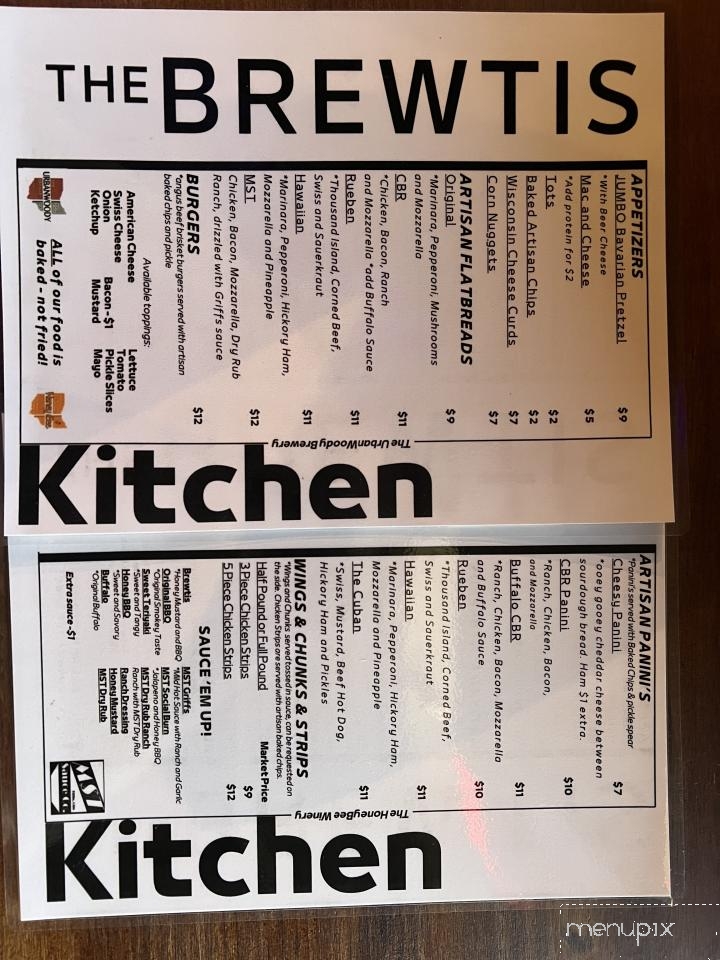 The UrbanWoody Brewery - Fostoria, OH menu_pic