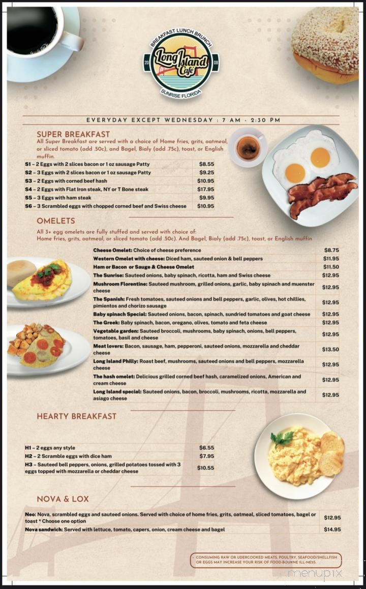 Long Island Cafe - Sunrise, FL