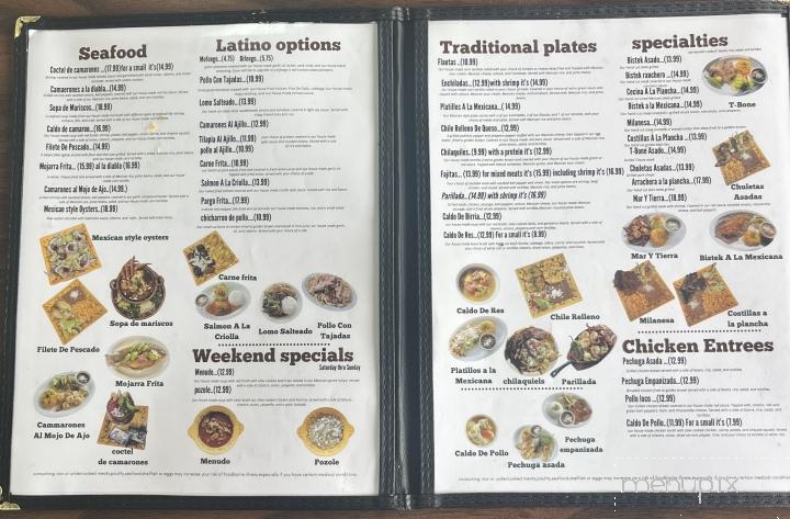 Las Cazuelas Mexican Restaurant - Orlando, FL menu_pic