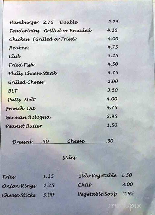 Savannah's Cafe - Evansville, IN menu_pic